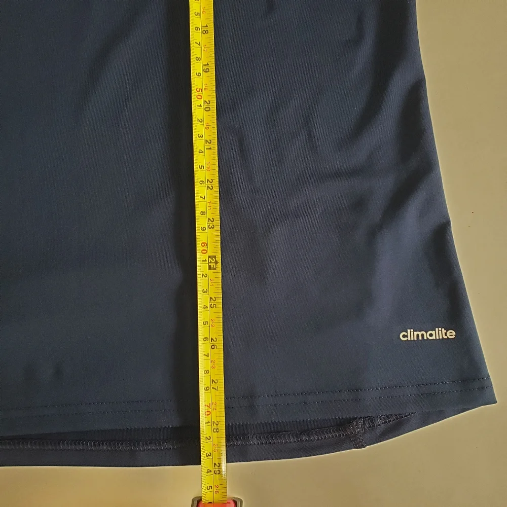 Adidas Navy Climalite Techfit Base Layer Compression Top 2XL Stretch Muscle Tank